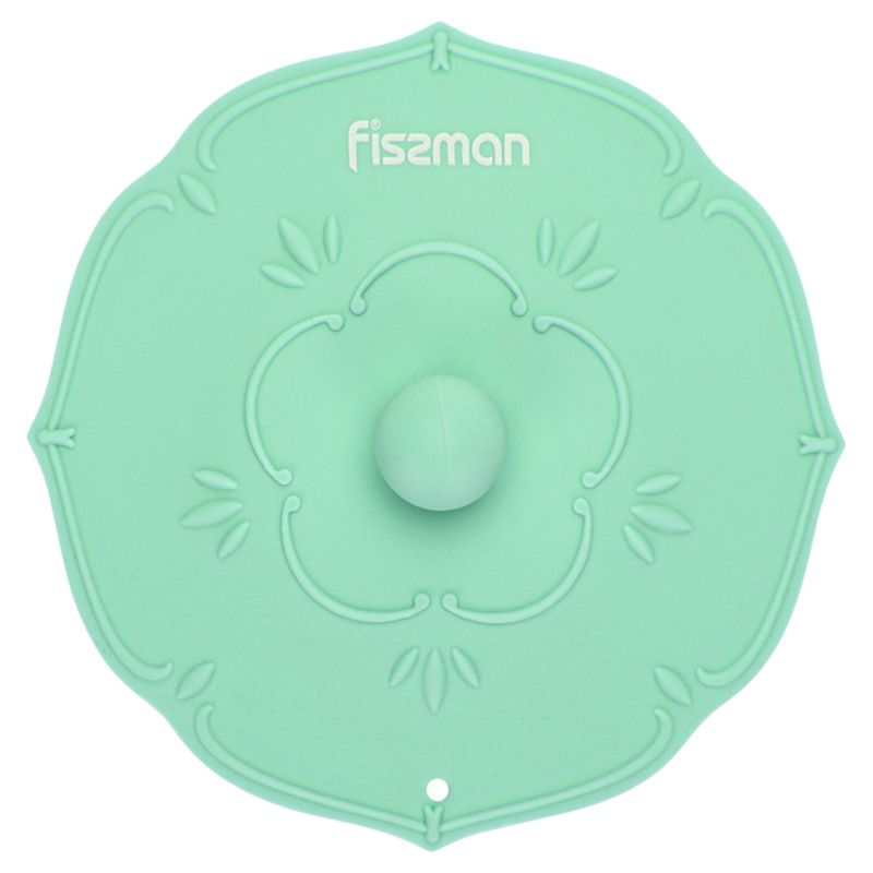 Fissman - Flower Design Cup Lid - 11cm - Sea Green