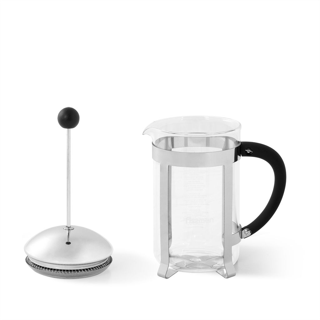 Fissman - French Press Coffee Maker - Borosilicate Glass - 600ml - Freddo