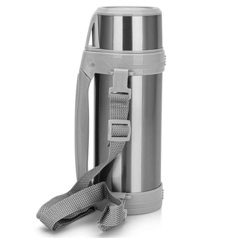 Fissman - Double Wall Vacuum Stainless Steel Bottle - 1500ml - Grey