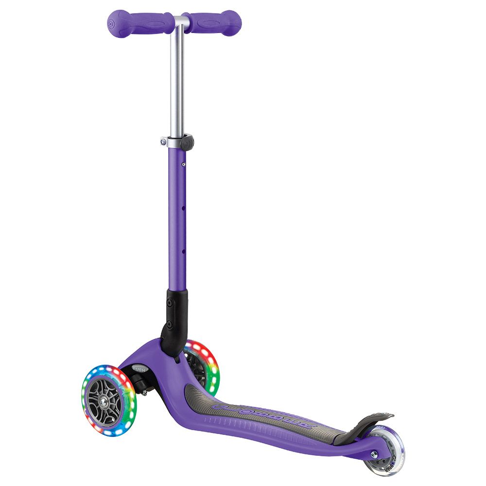 Globber - Junior Foldable Lights Scooter - Violet