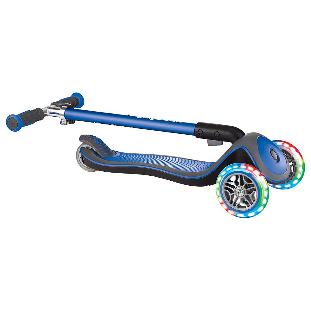 Globber - Elite Deluxe Lights Scooter - Navy Blue