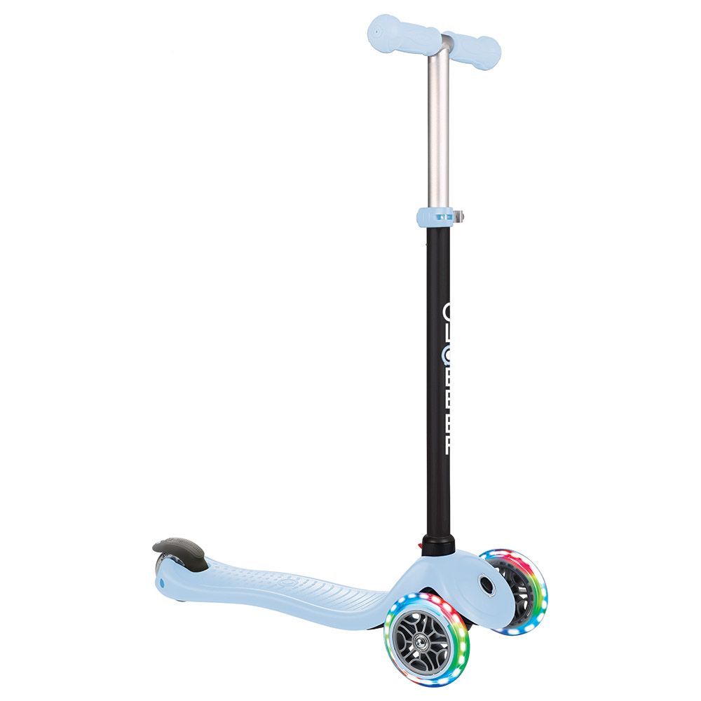 Globber - Go Up Sporty Lights Scooter - Pastel Blue