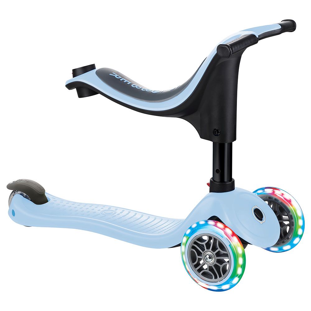 Globber - Go Up Sporty Lights Scooter - Pastel Blue