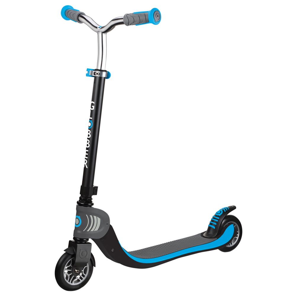 Globber - Flow Foldable Scooter 125 - Black/Sky Blue