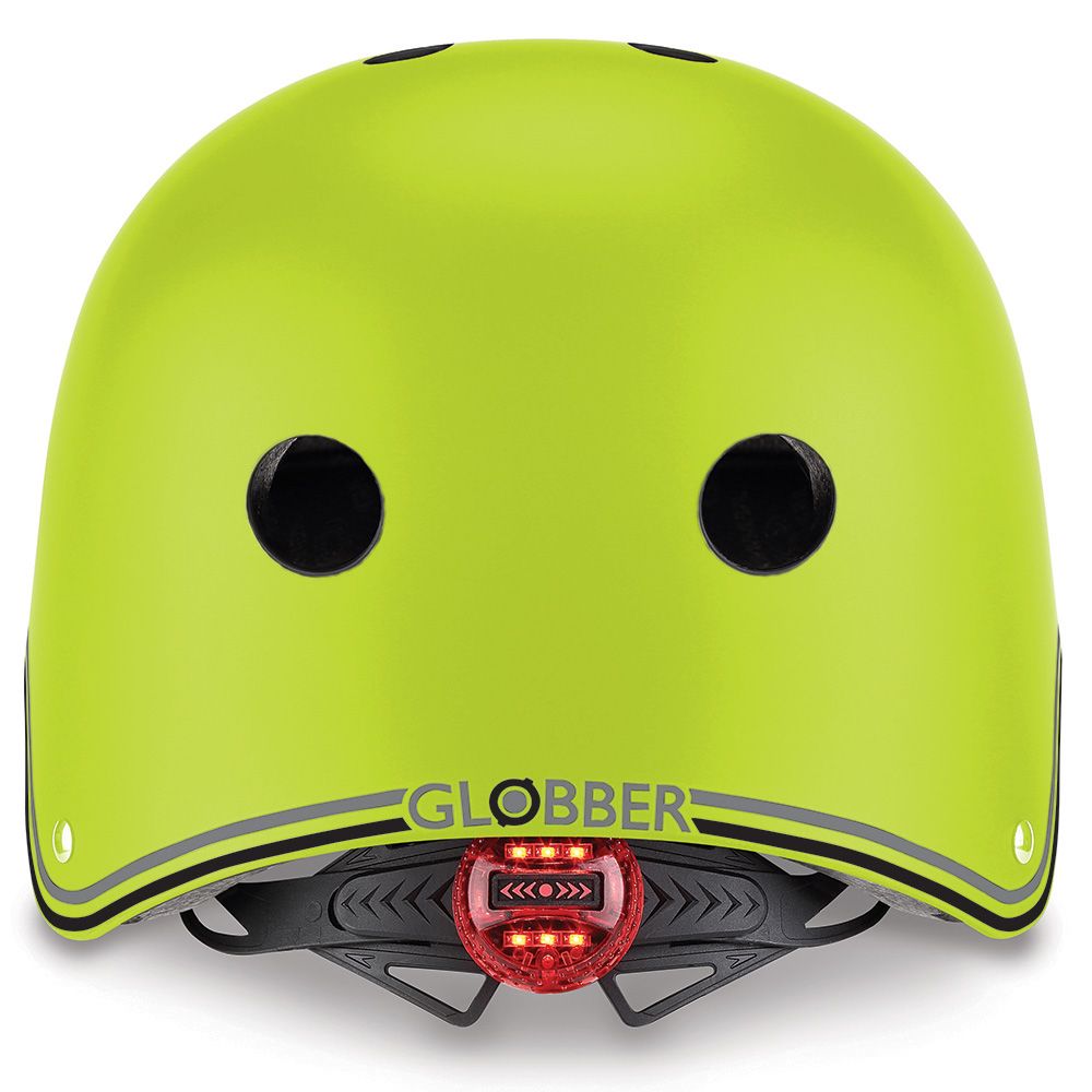 Globber - Helmet Primo Lights - Lime Green, 48-53Cm