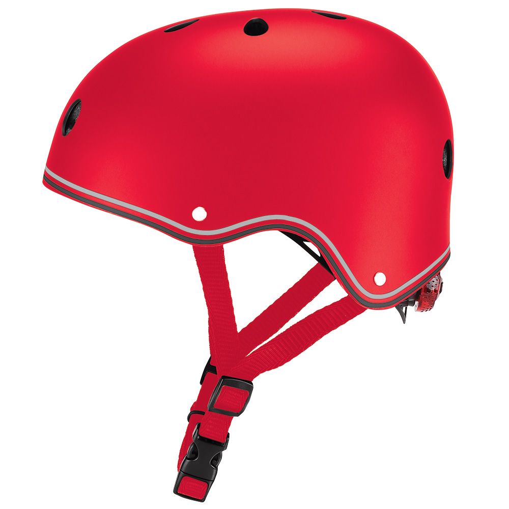 Globber - Helmet Primo Lights - New Red, 48-53Cm