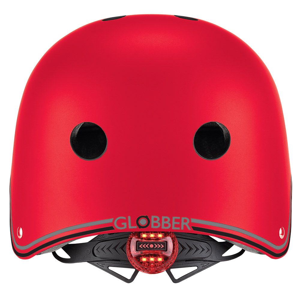 Globber - Helmet Primo Lights - New Red, 48-53Cm