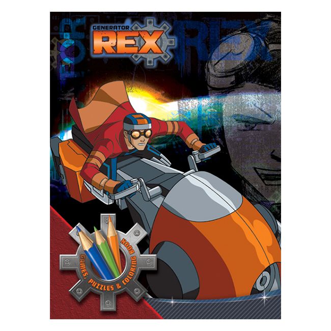 1st Kid - Generator Rex Games Puzzles & Coloring Book A4