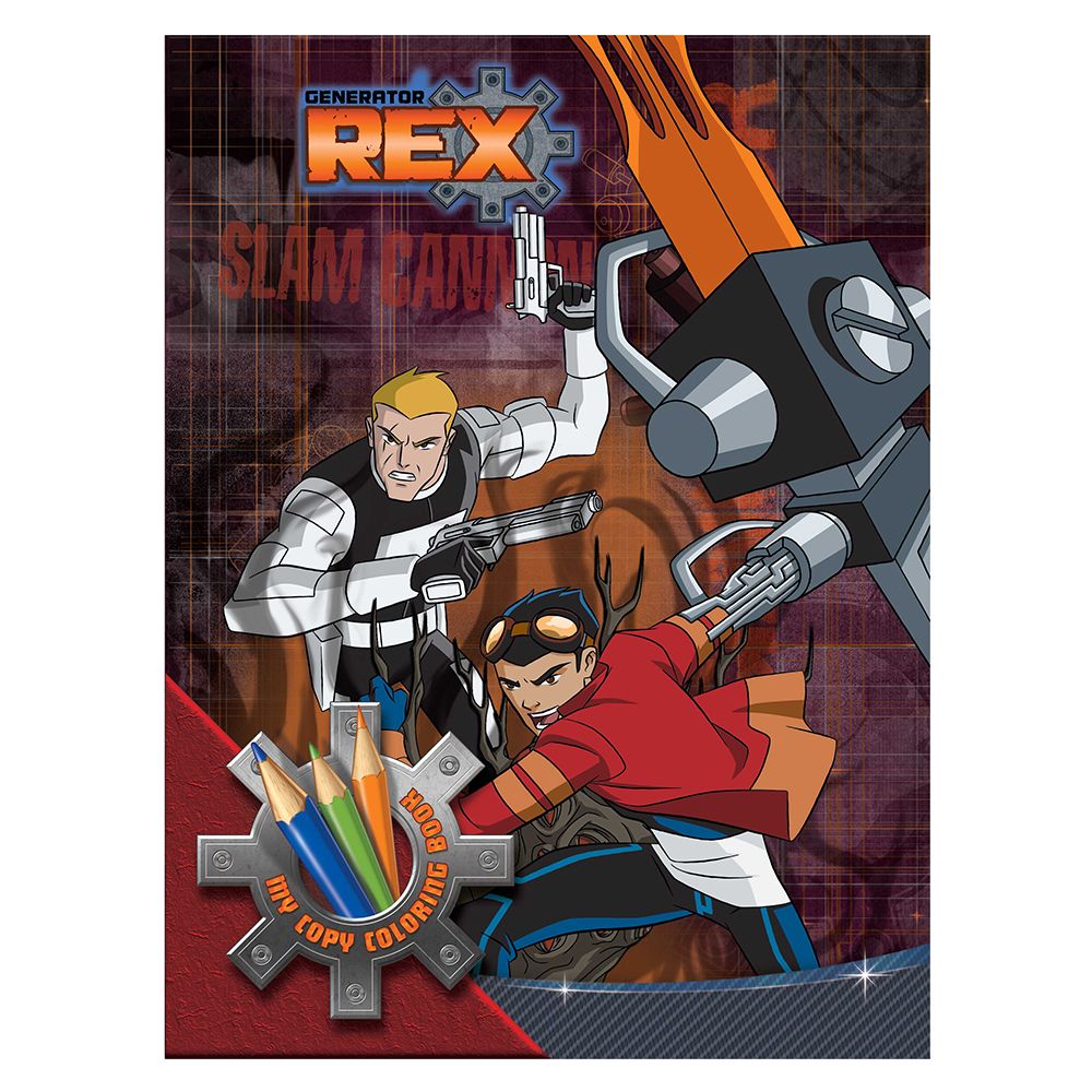 1st Kid - Generator Rex Coloring Book A4 Mod35