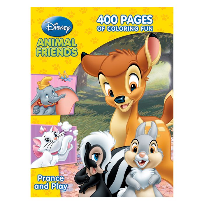 كتاب التلوين واللعب Disney Animal Friends Prance Play من منشورات فيرست كيد