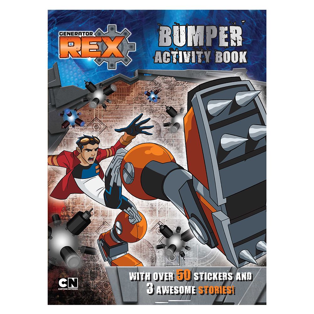 1st Kid - Generator Rex Bumber Activity Book with Stickers