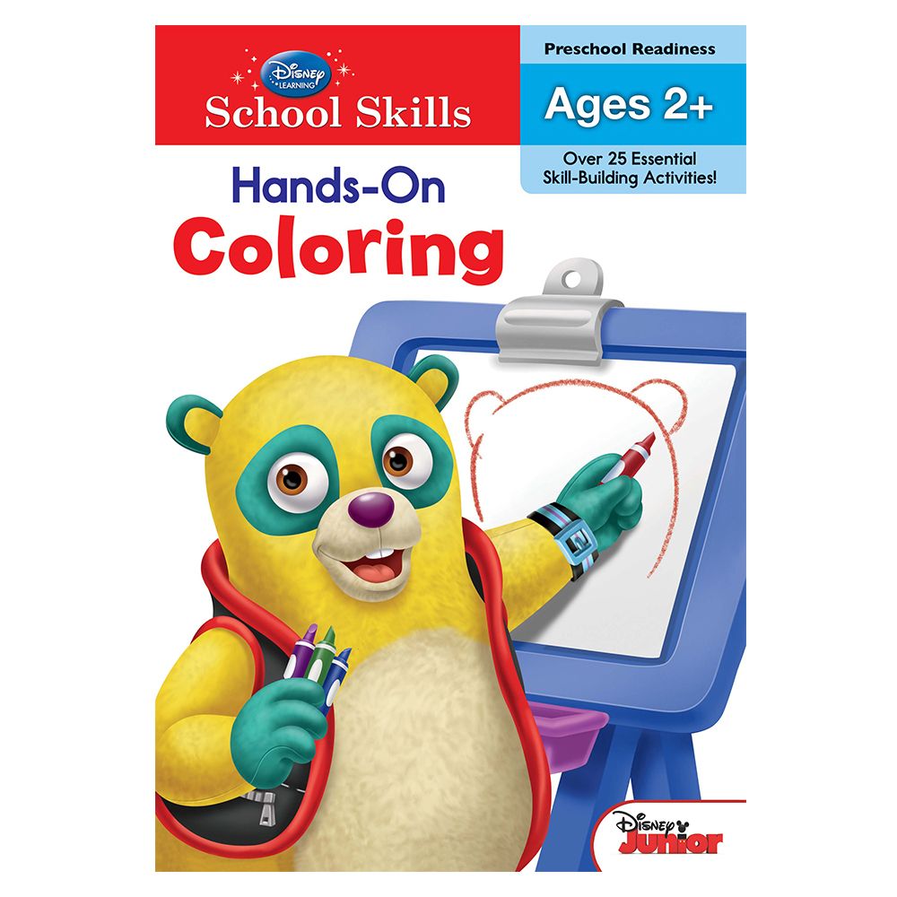 كتاب Disney Preschool Readiness Hands On Coloring من منشورات فيرست كيد