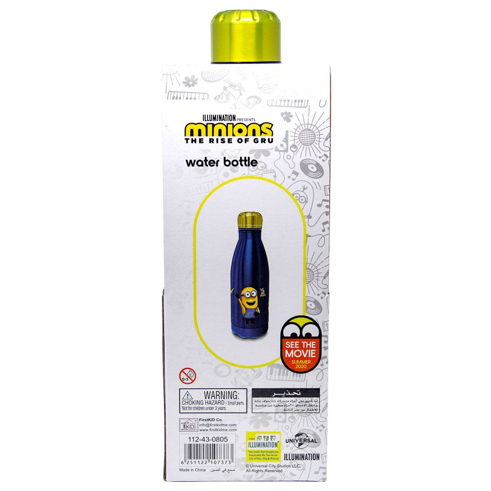 Minion Stainless Water Bottle 600ml - Blue