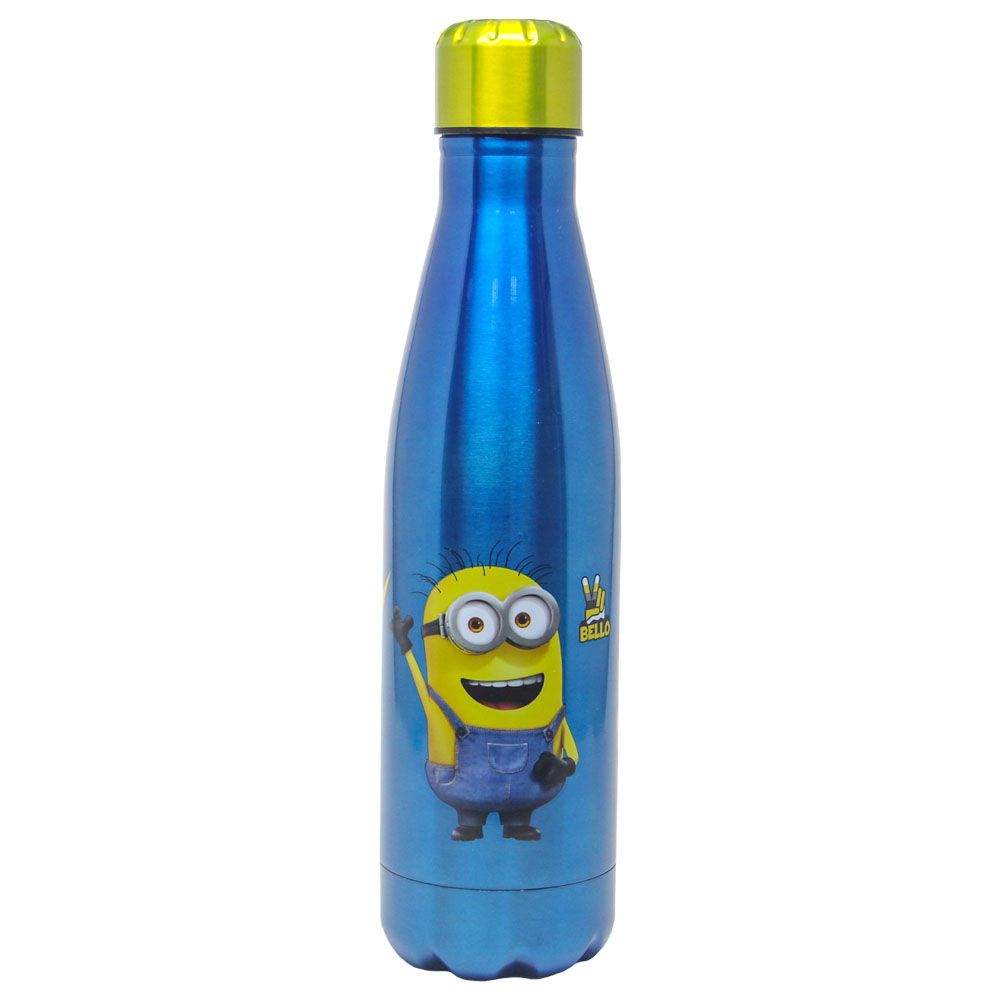 Minion Stainless Water Bottle 600ml - Blue