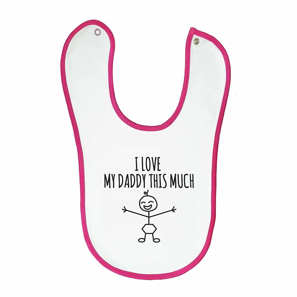 Fay Lawson - Girls Bib With Message White