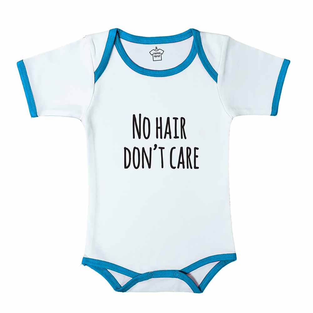 Cheeky Mickey - Boys Body Suit With Message White/Blue