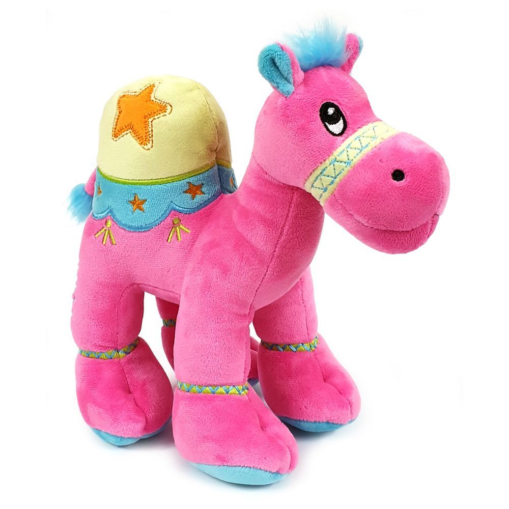 Fay Lawson - Camel Plush Toy W/ I Love You Bandana 18cm - Dark Pink