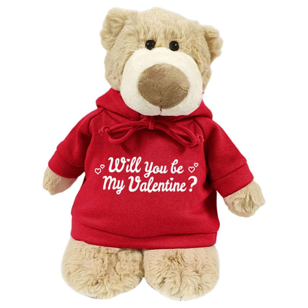 فاي لاوسون- دب محشو 12 سم بني فاتح Will You Be My Valentine