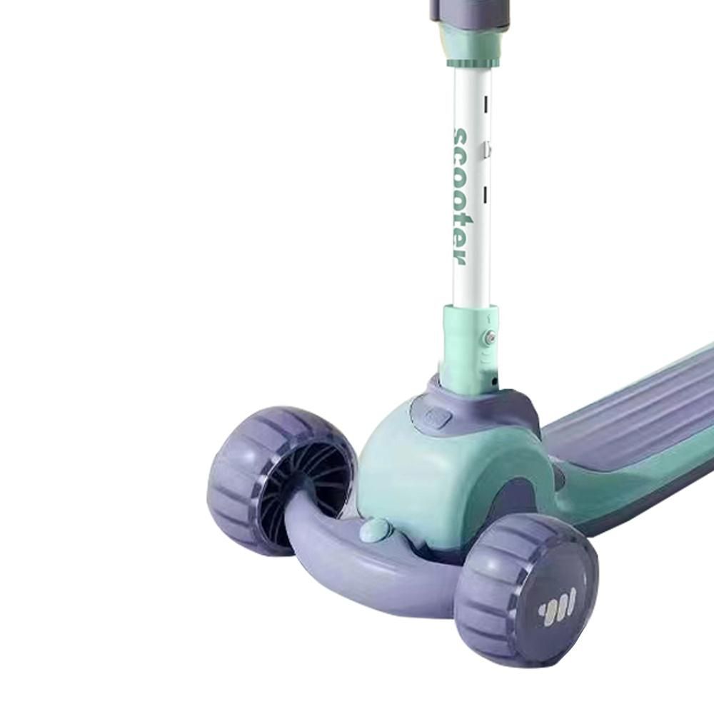 Factory Price - Portable 3 Wheels Kids Pedal Scooter - Purple