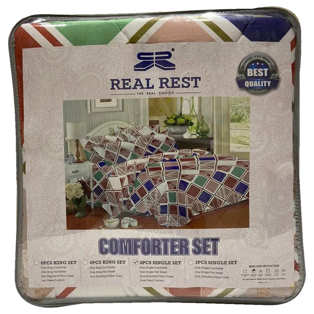 BYFT - Real Rest Comforter 4Pcs-Set - Single