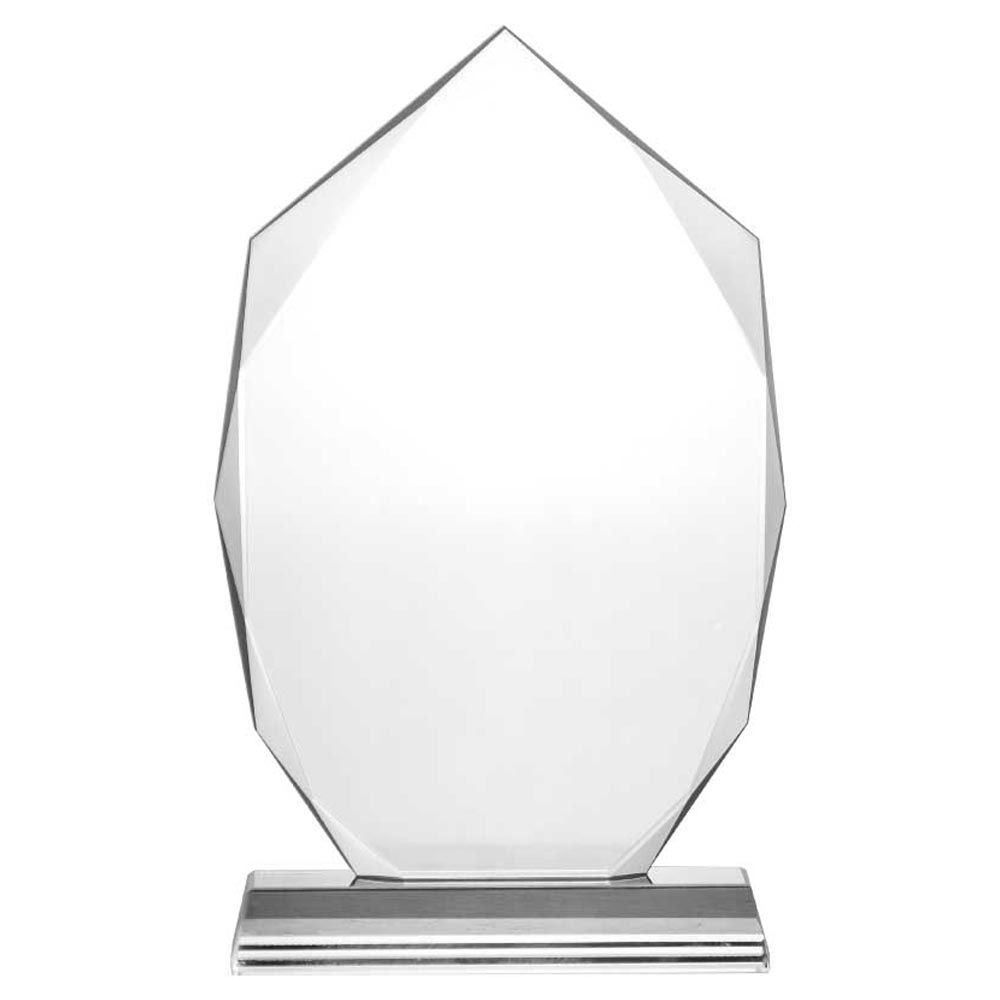 Byft - Wide Flame Crystal Award - Clear