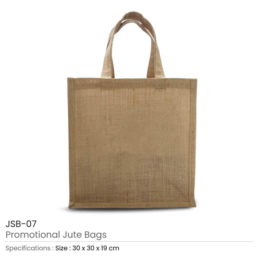 Byft - Jute Bag With Flat Handles - Beige