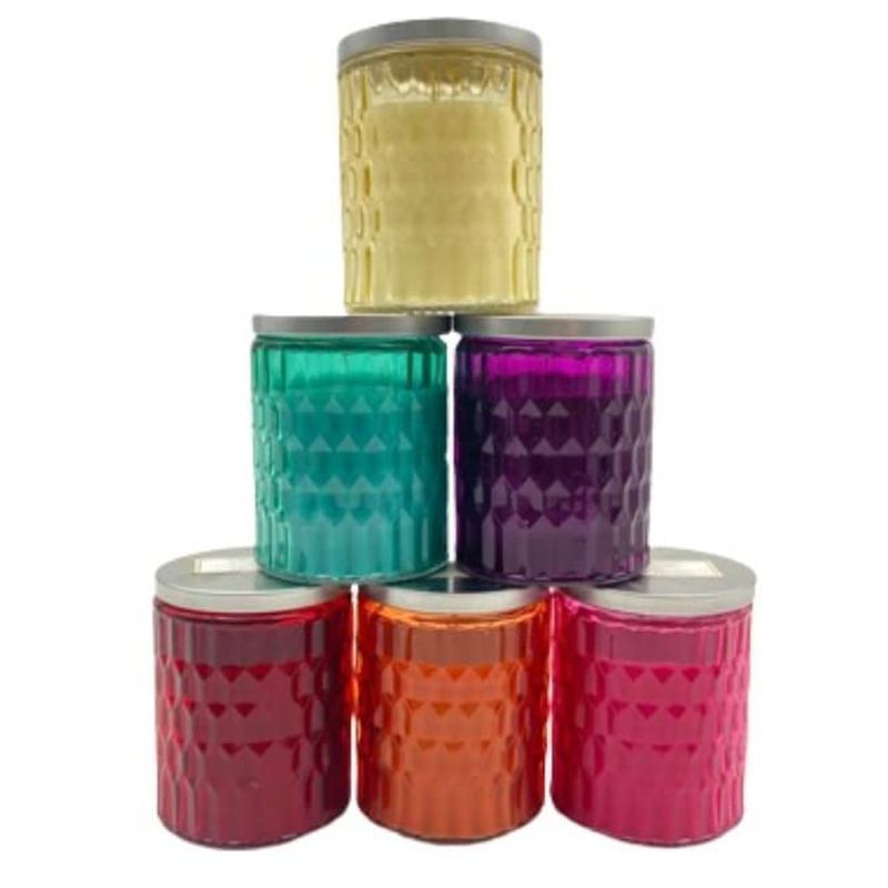 BYFT - Colored Candles - Vanilla Coconut - 255g - Pack of 2