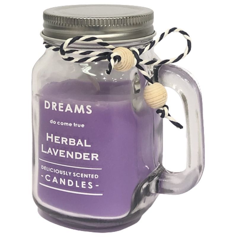 BYFT - Jar Candles - Herbal Lavender - 180g - Pack of 2