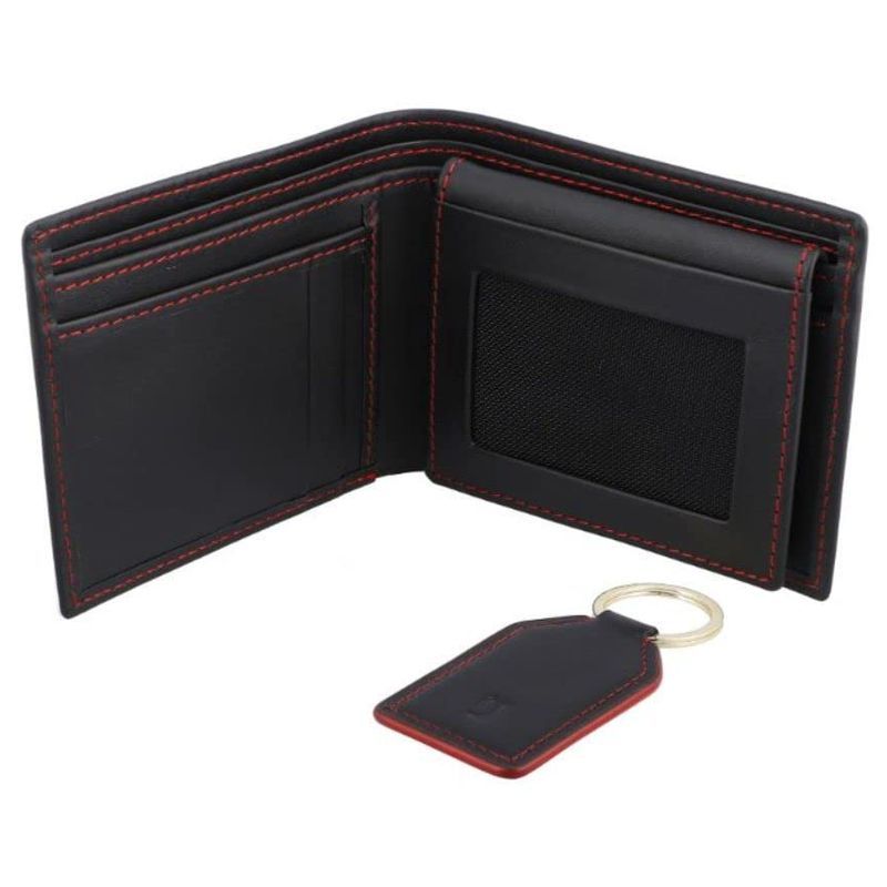 Jafferjees - 2pc-Set Liberty Island Wallet For Men - Black