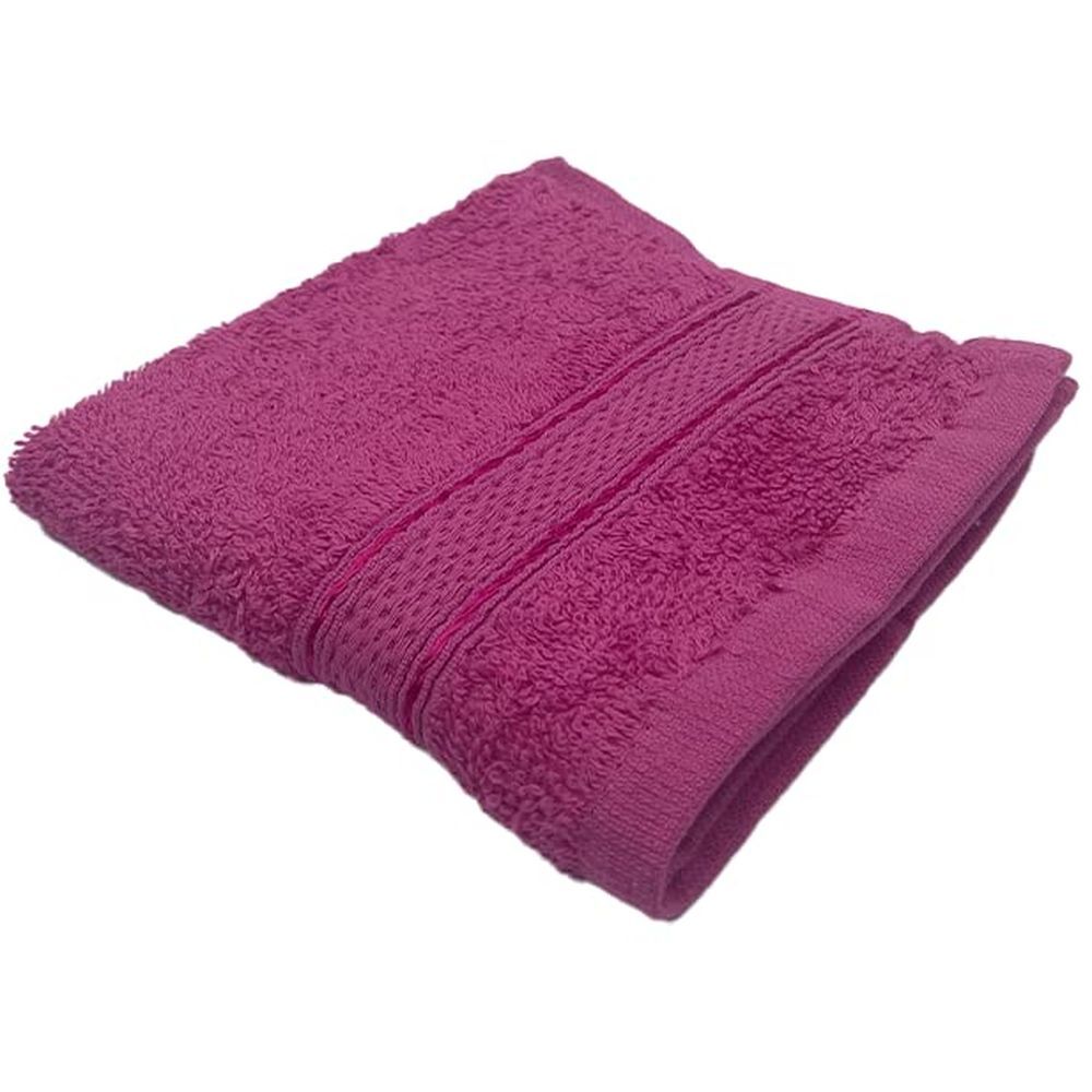 Byft - 100% Cotton Daffodil Washcloth - 30X30Cm - Fuchsia Pink