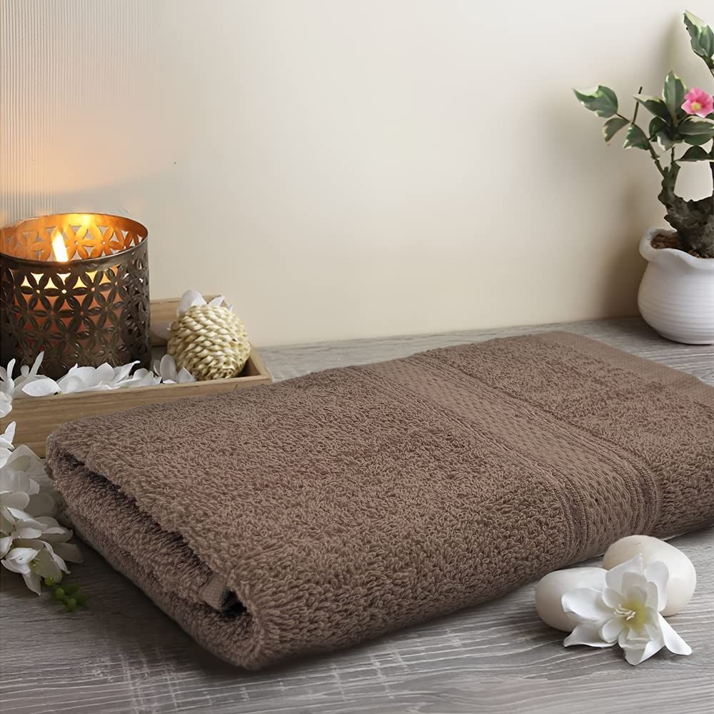 Byft - 100% Cotton Daffodil Hand Towel - 40X60Cm - Dark Beige