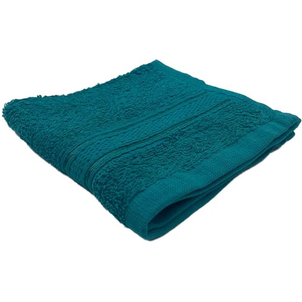 Byft - 100% Cotton Daffodil Washcloth - 30X30Cm - Turquoise Blue