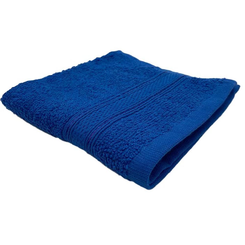 Byft - 100% Cotton Daffodil Hand Towel - 40X60Cm - Royal Blue