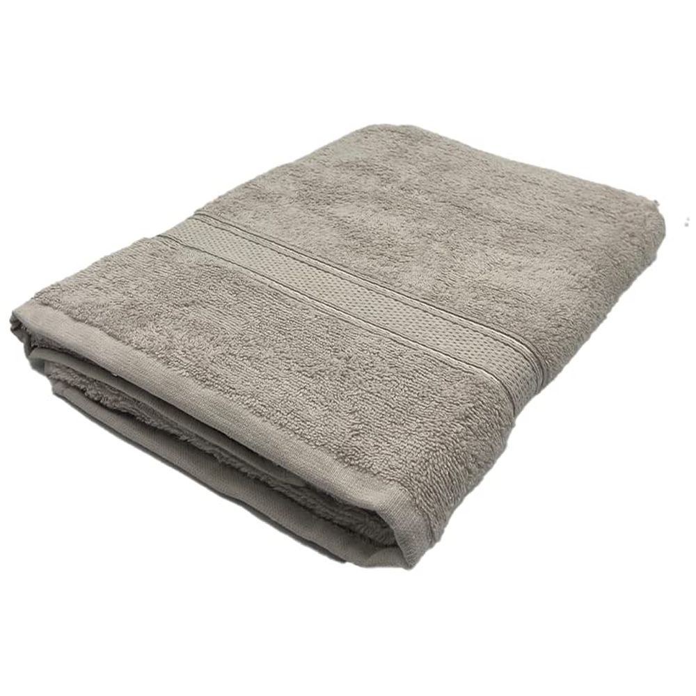 Byft - 100% Cotton Daffodil Bath Towel - 70X140Cm - Light Grey