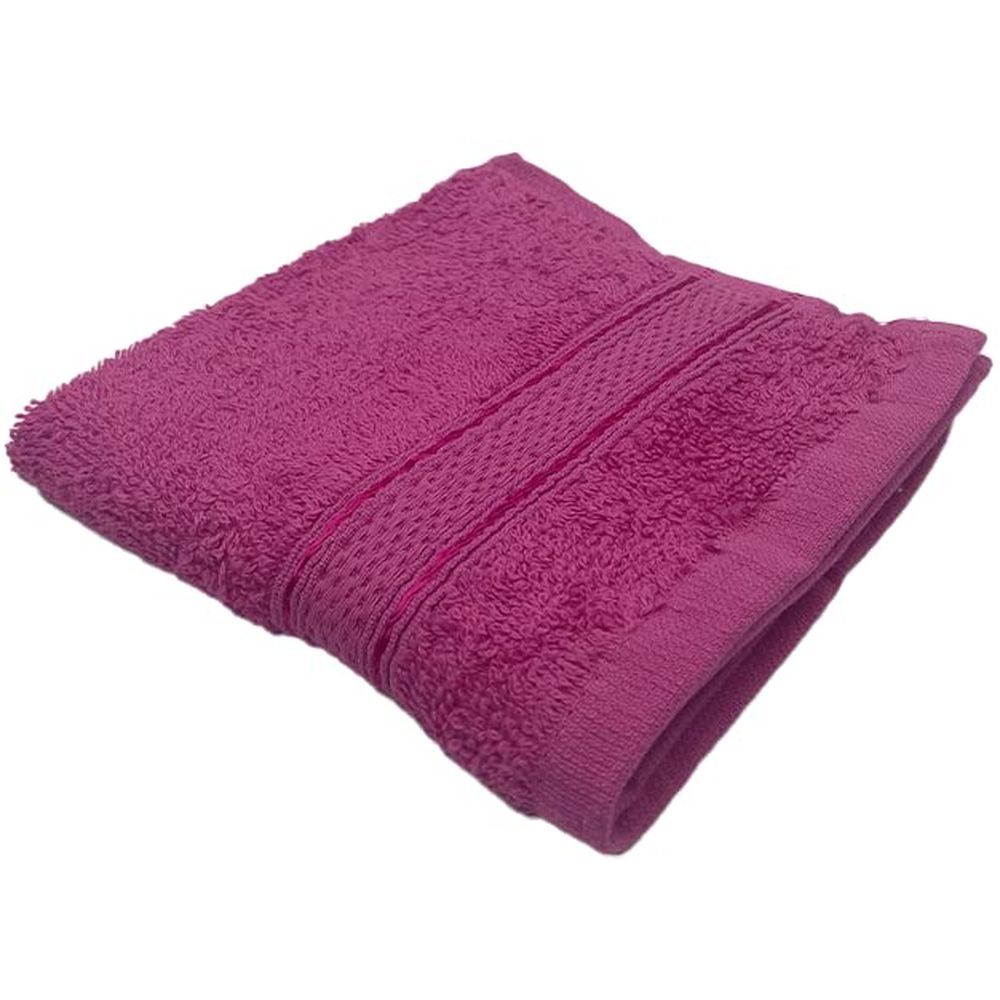 Byft - 100% Cotton Daffodil Hand Towel - 60X110Cm - Fuchsia Pink