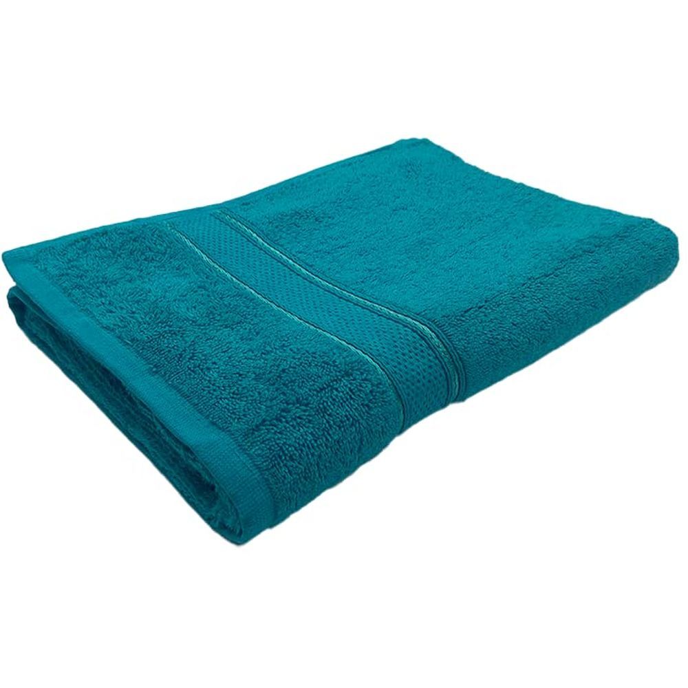 Byft - 100% Cotton Daffodil Bath Towel - 70X140Cm - Turquoise Blue