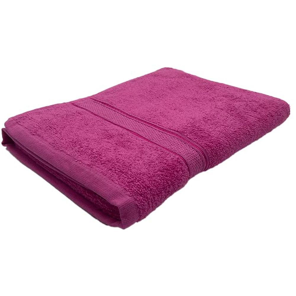 Byft - 100% Cotton Daffodil Bath Towel - 70X140Cm - Fuchsia Pink