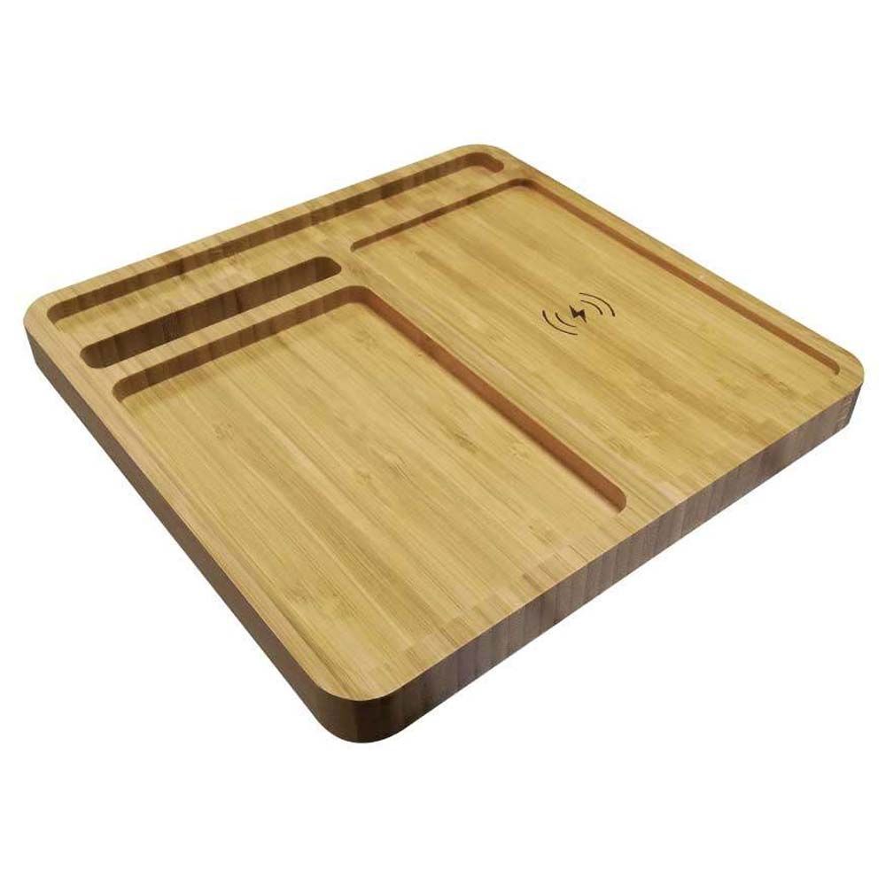 Byft - Wireless Charger Bamboo Docking Station - Natural