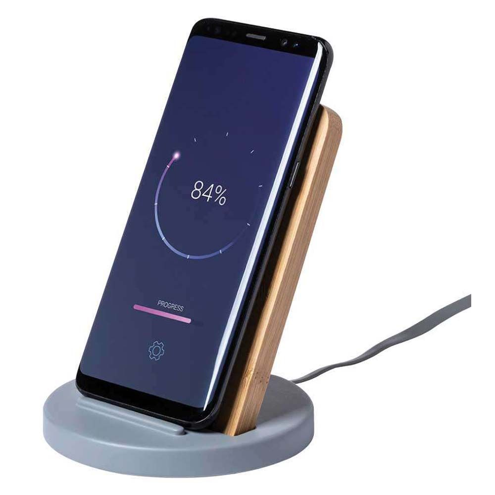 Byft - Wireless Charger Phone Stand - Natural Grey