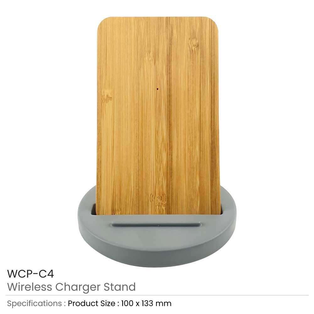 Byft - Wireless Charger Phone Stand - Natural Grey