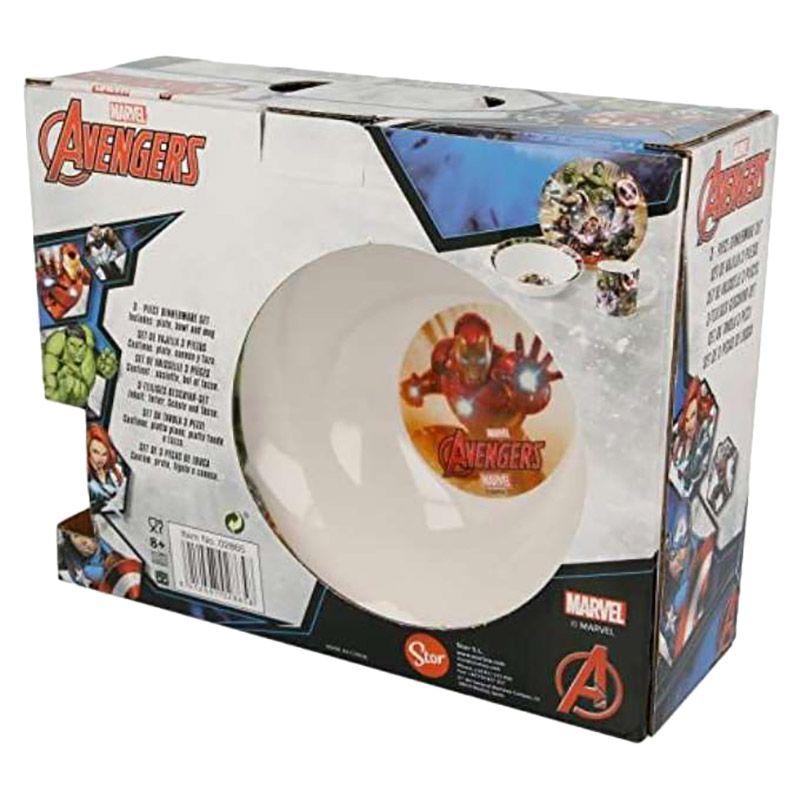 Disney - 3Pcs Dinner Set Avengers Dust