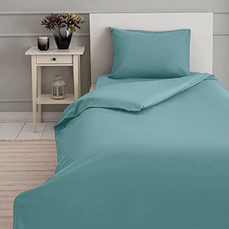 BYFT - Tulip Single Duvet Cover 165 x 245 + 30 cm - Sea Green 