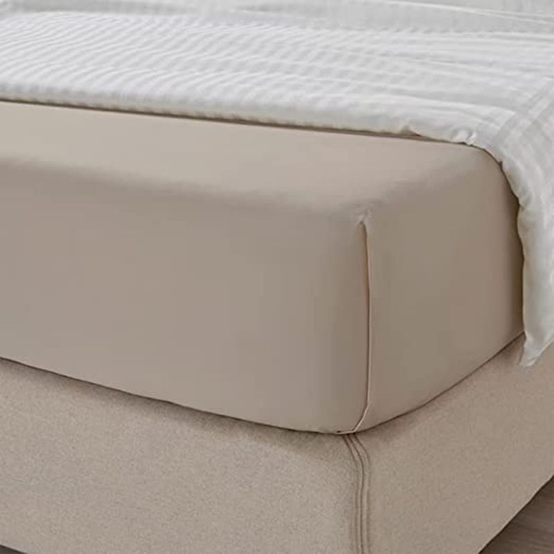 BYFT - Tulip Single Flat Sheet 160 x 280 cm - Beige 