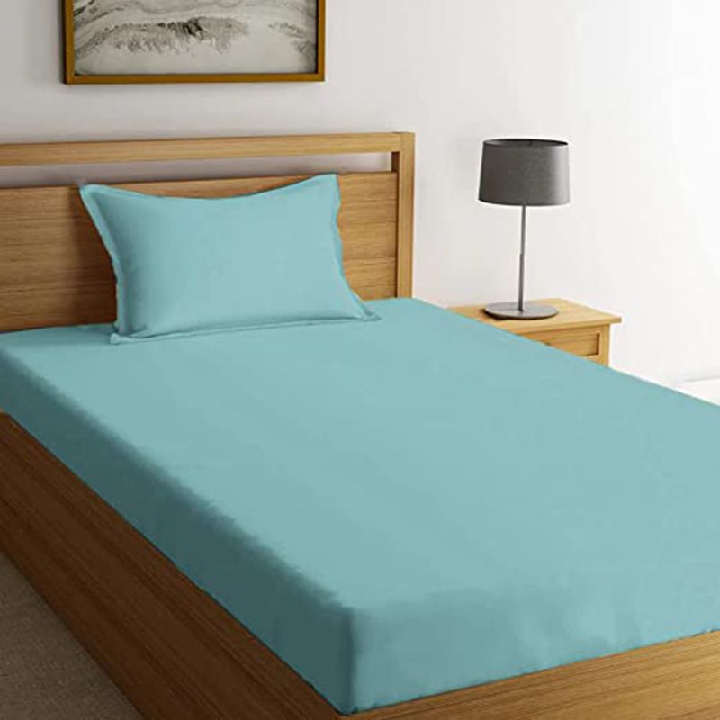 BYFT - Tulip Single Fitted Sheet 90 x 210 + 30 cm - Sea Green 