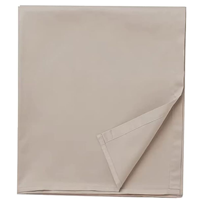 BYFT - Tulip Queen Flat Sheet 220 x 280 cm - Beige 