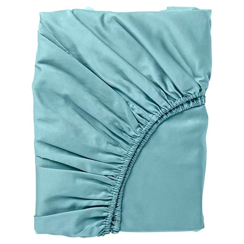 BYFT - Tulip Queen Fitted Sheet 160 x 210 + 30 cm - Sea Green 