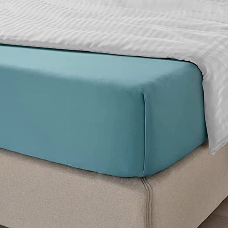 BYFT - Tulip Queen Flat Sheet 220 x 280 cm - Sea Green 