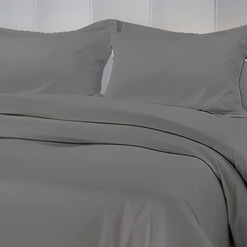 BYFT - Tulip Queen Duvet Cover 225 x 245 + 30 cm - Grey 