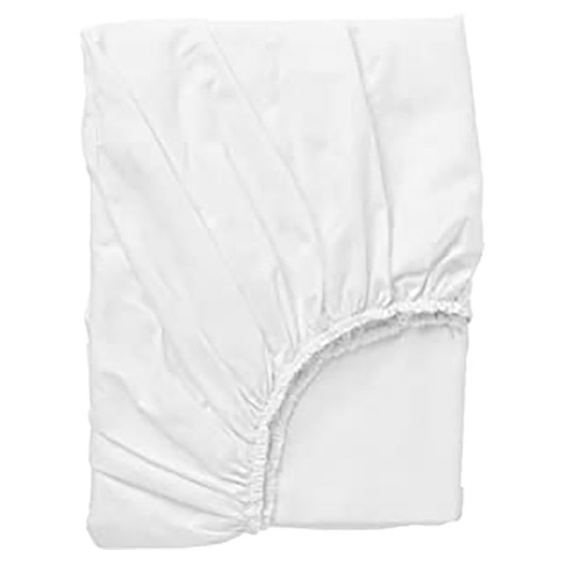 BYFT - Tulip King Fitted Sheet 180 x 210 + 30 cm - White 