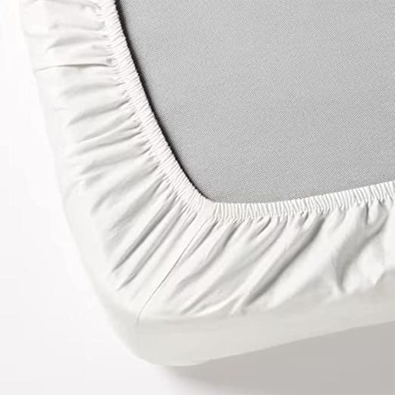 BYFT - Tulip King Fitted Sheet 180 x 210 + 30 cm - White 